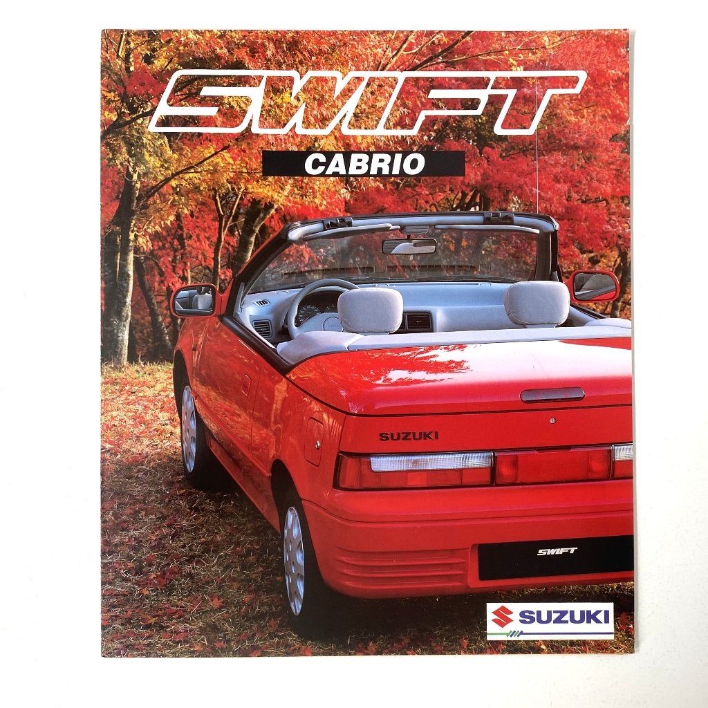 Suzuki Swift Cabrio brochure - 1992, Verzenden, Zo goed als nieuw, Overige merken