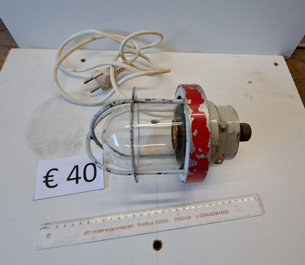 Oude industriele en design lampen lamp jaren 60 70, Ophalen of Verzenden