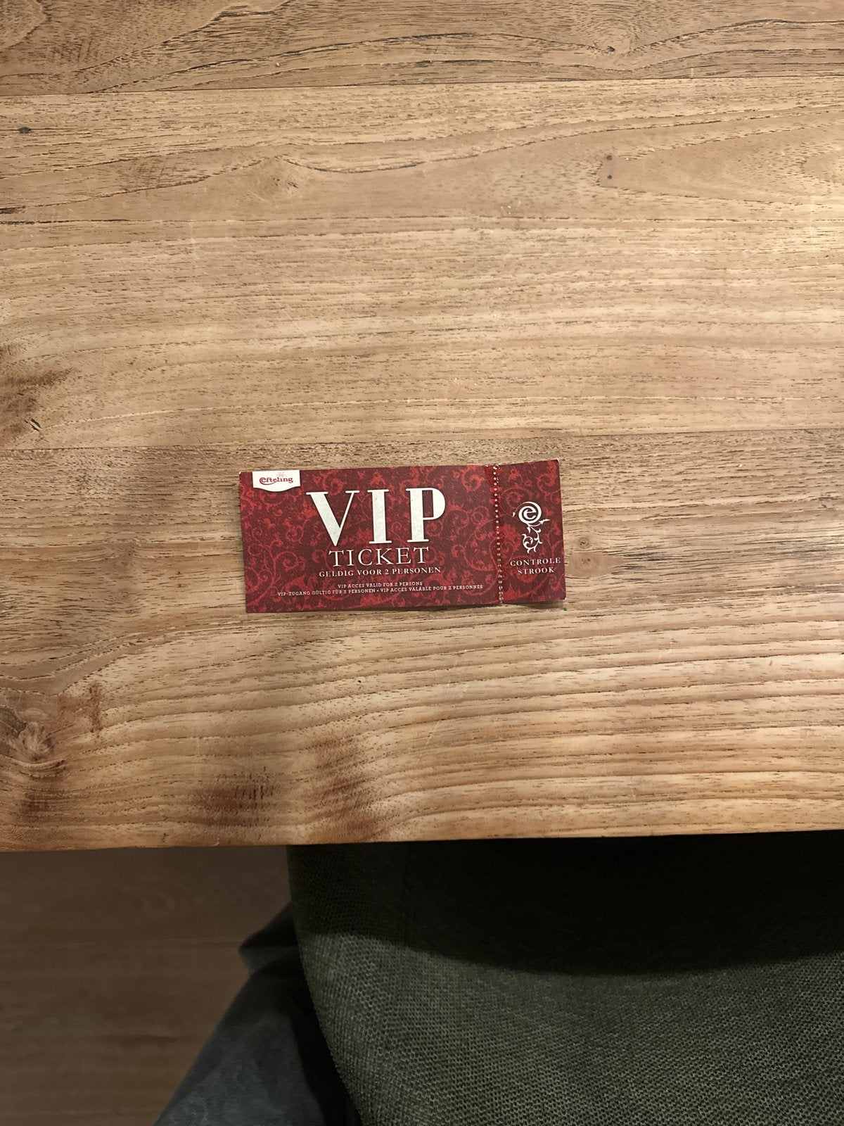 VIP Efteling rij skippen, Tickets en Kaartjes, Eén persoon, Ticket of Toegangskaart