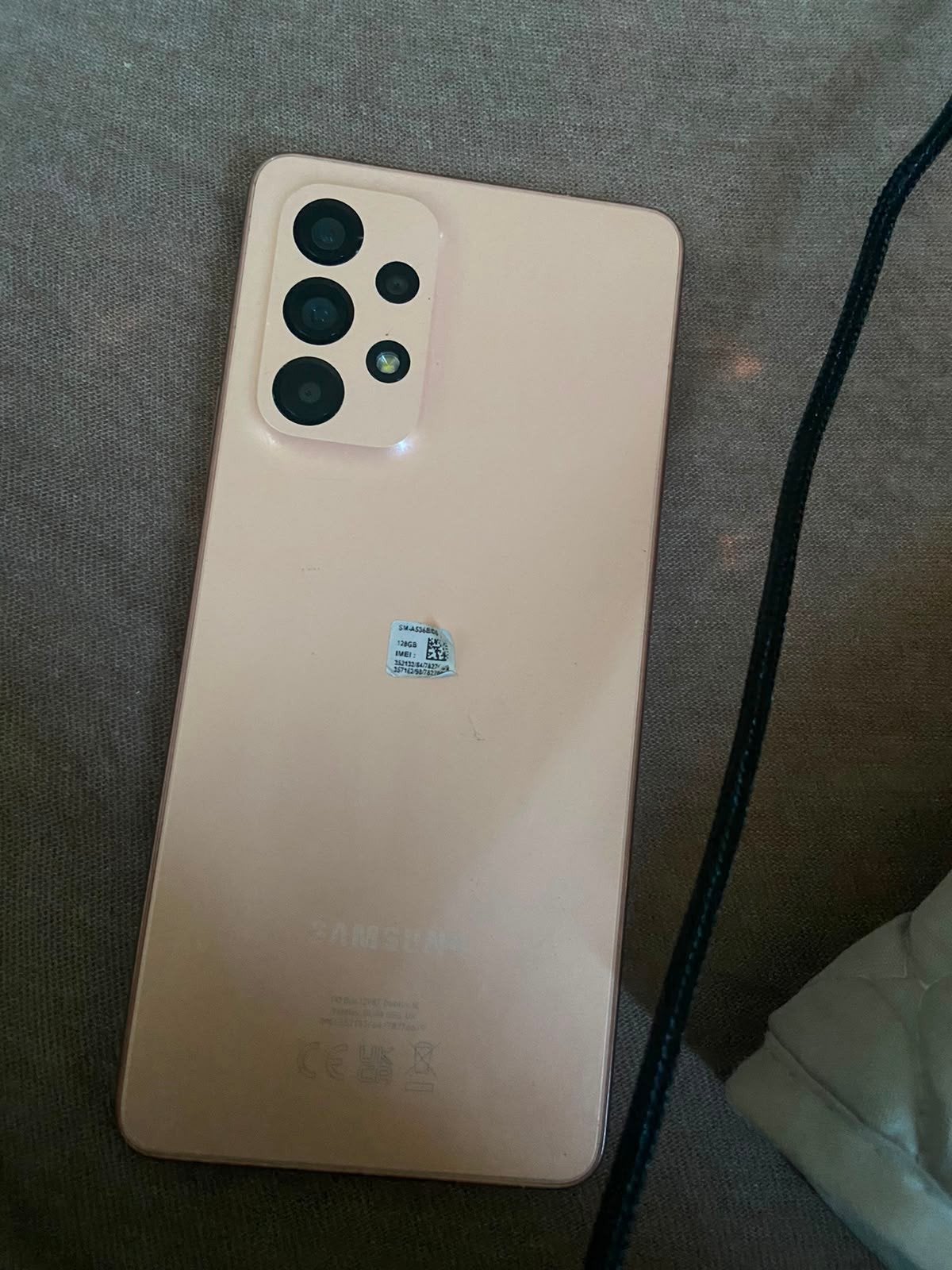Samsung A53 128GB - Zo goed als nieuw, 100% batterij, Ophalen, Touchscreen, Zo goed als nieuw, Zonder abonnement