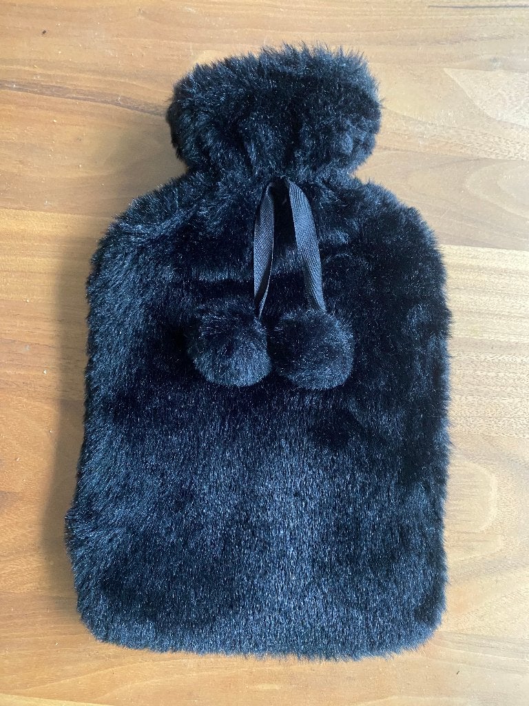 NIEUW Warmwater Kruik | zwart fake fur, Overige merken, Zwart, Nieuw, Ophalen of Verzenden