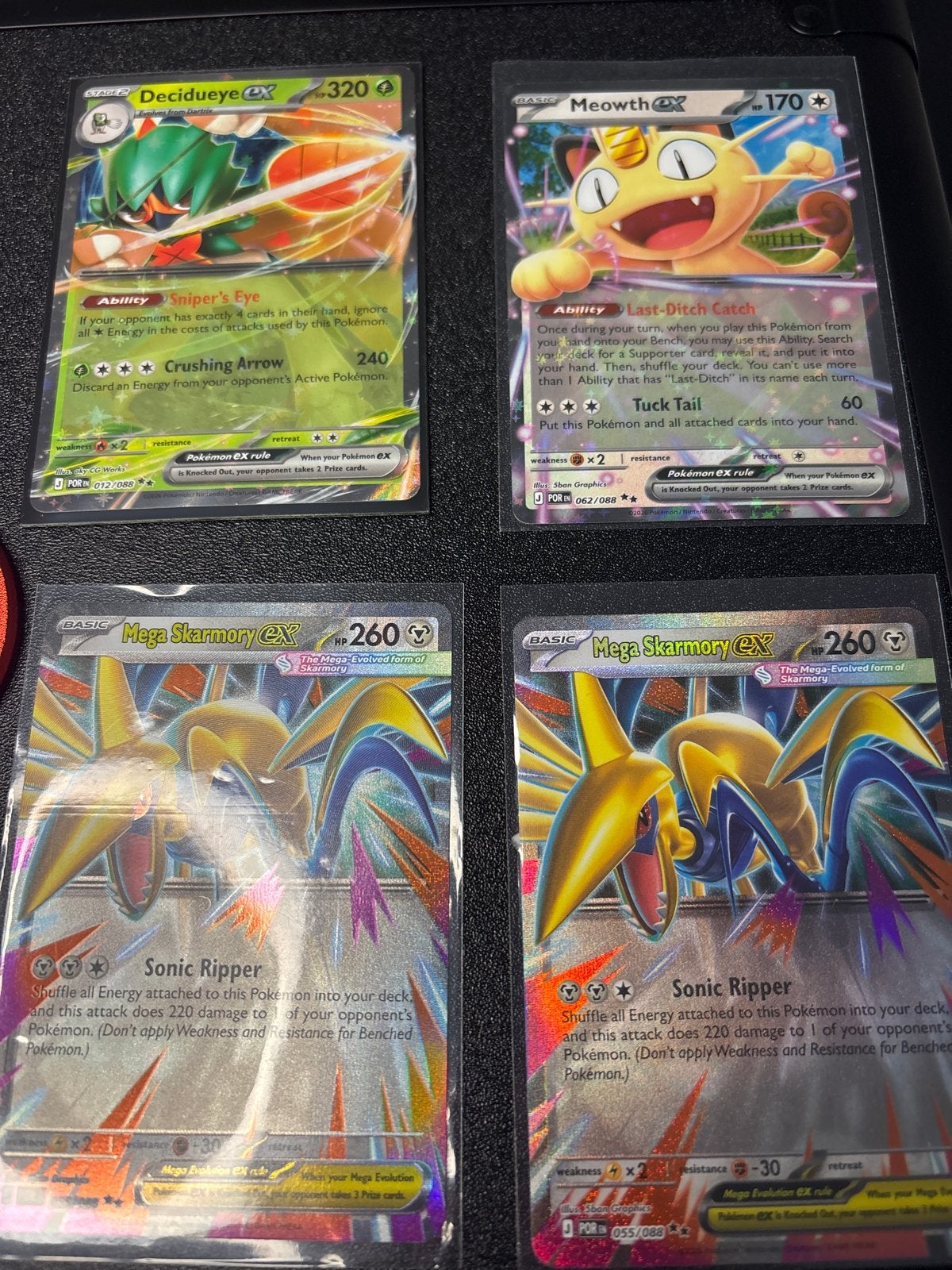 Pokémon Kaarten: 4x EX Perfect Order, Ophalen of Verzenden, Zo goed als nieuw, Meerdere kaarten
