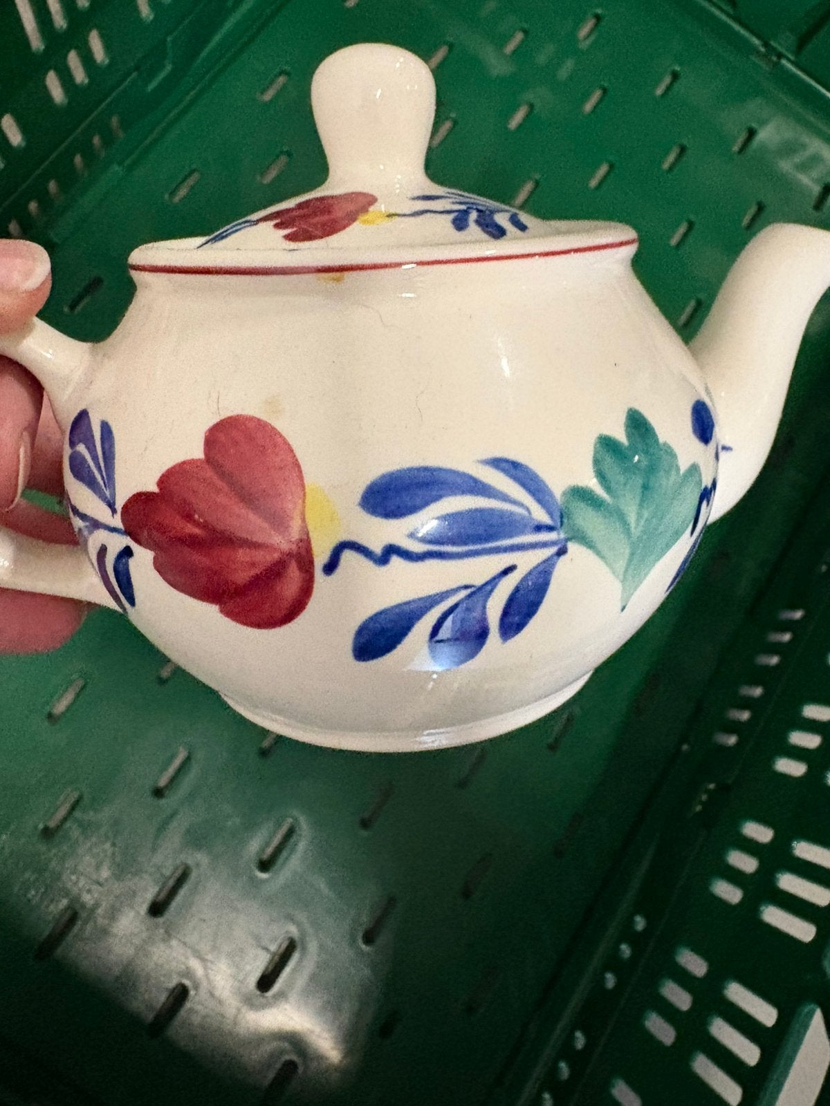 Boch servies motief boerenbont, Ophalen