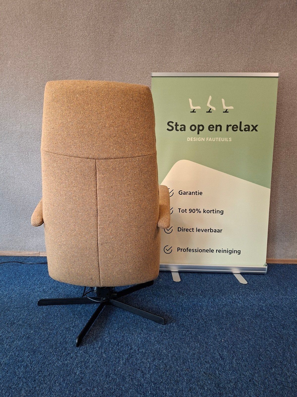 sta op relax fauteuil Prominent Humberto Zo goed als nieuw!, Hoofdstraat 60 Schijndel, Ophalen of Verzenden, Zo goed als nieuw