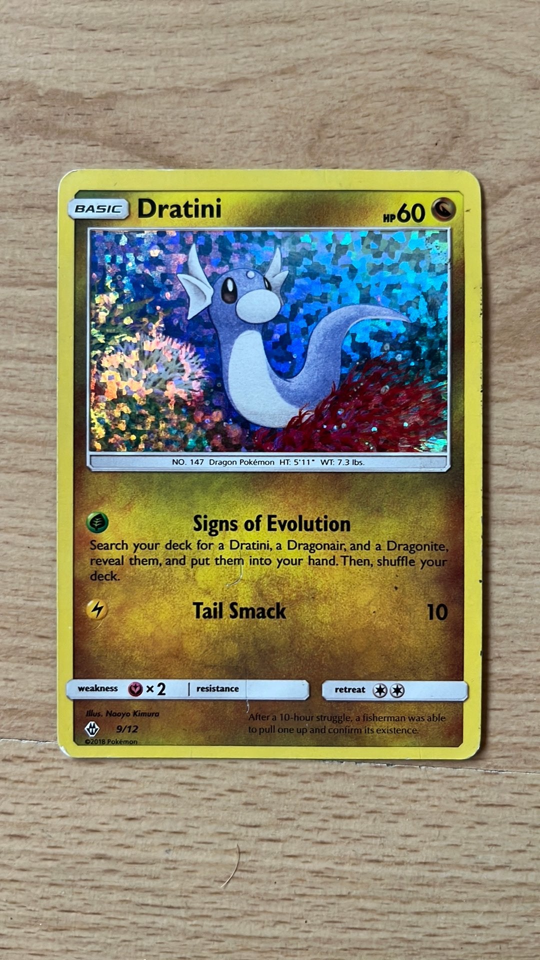 Dratini 9/12, Hobby en Vrije tijd, Verzamelkaartspellen | Pokémon, Verzenden, Zo goed als nieuw, Losse kaart, Foil
