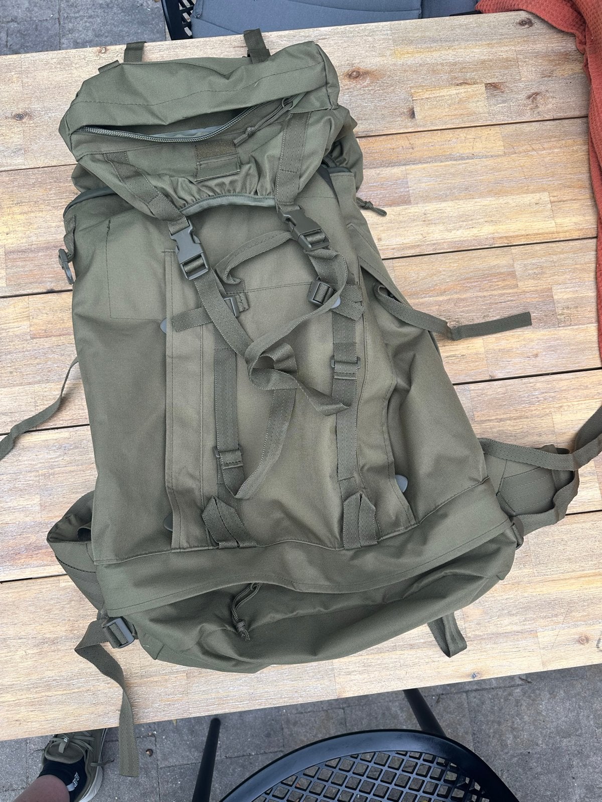 Legerrugzak 60 liter - Groen, Ophalen of Verzenden, Landmacht, Overige gebieden, Overige typen