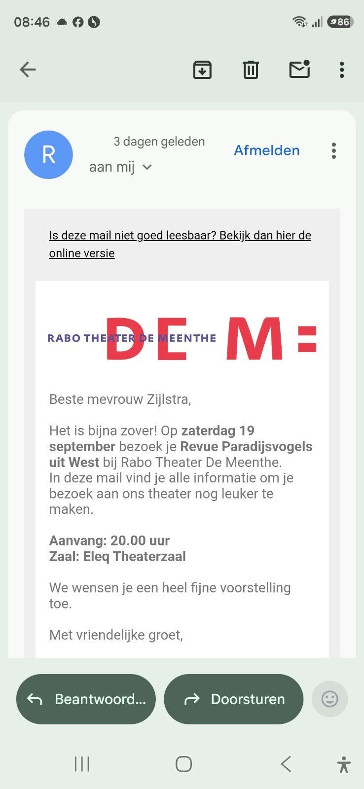 2 tickets te koop, Tickets en Kaartjes, Twee personen