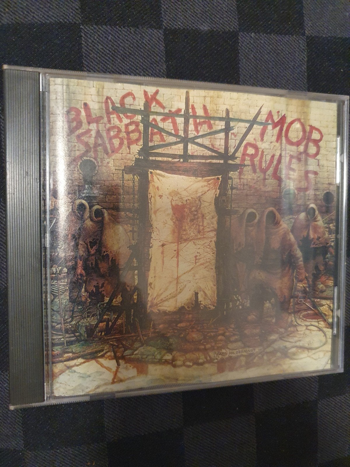 Black sabbath mob rules (us), Verzenden, Gebruikt