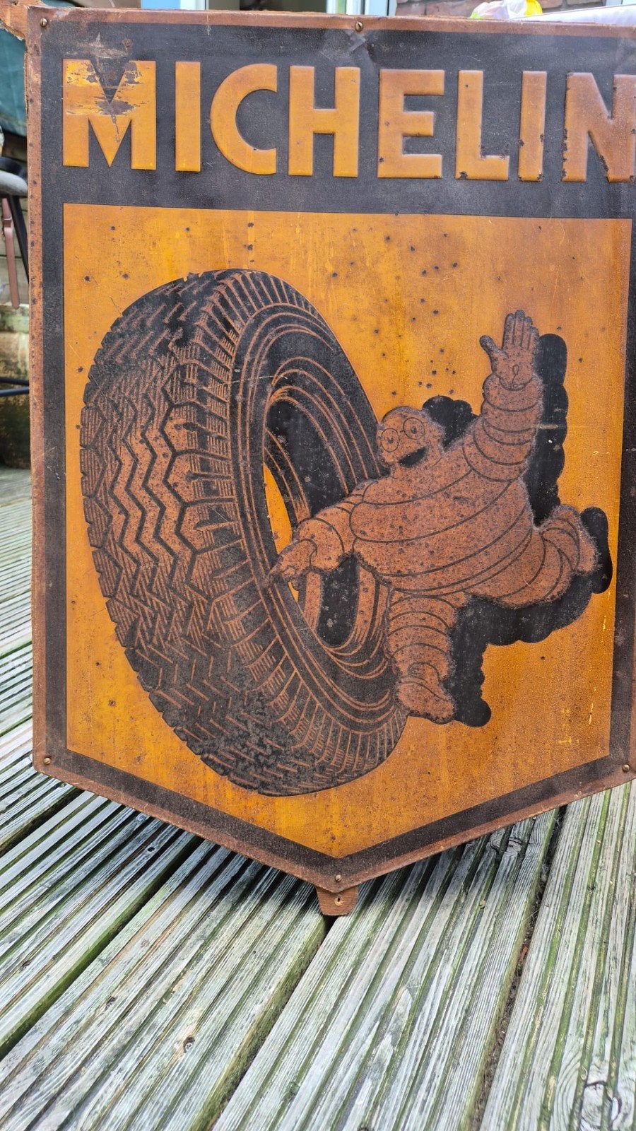 Reclame bord Michelin, Ophalen of Verzenden
