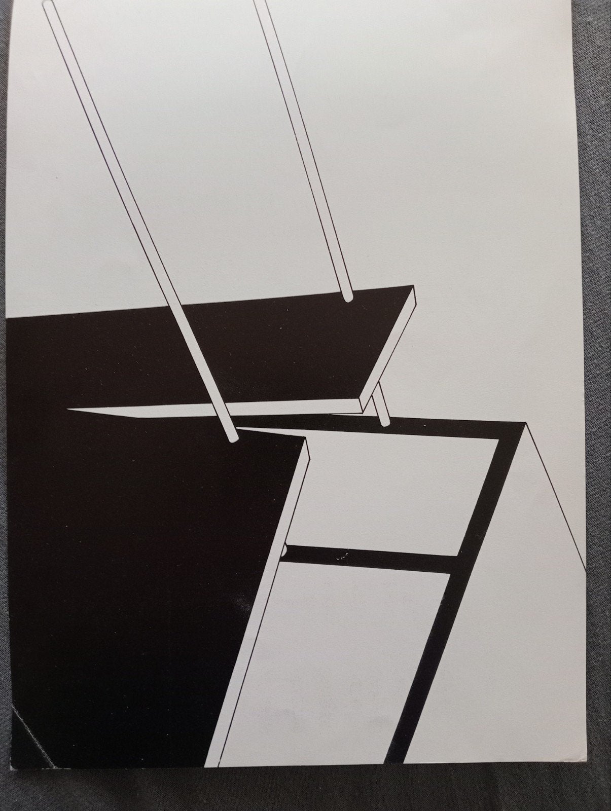 Mathijs Warner - affiche expositie galerie De Tamboer 1982, Verzamelen, Posters, Ophalen of Verzenden, Gebruikt, A1 t/m A3