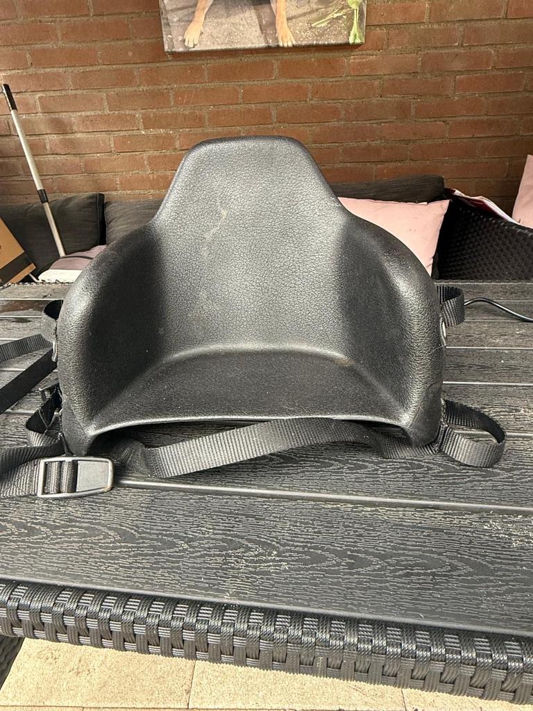 Kinderzitje voor scooter - motor-Veilig en comfortabel, Ophalen of Verzenden, Gebruikt, Achterzitje