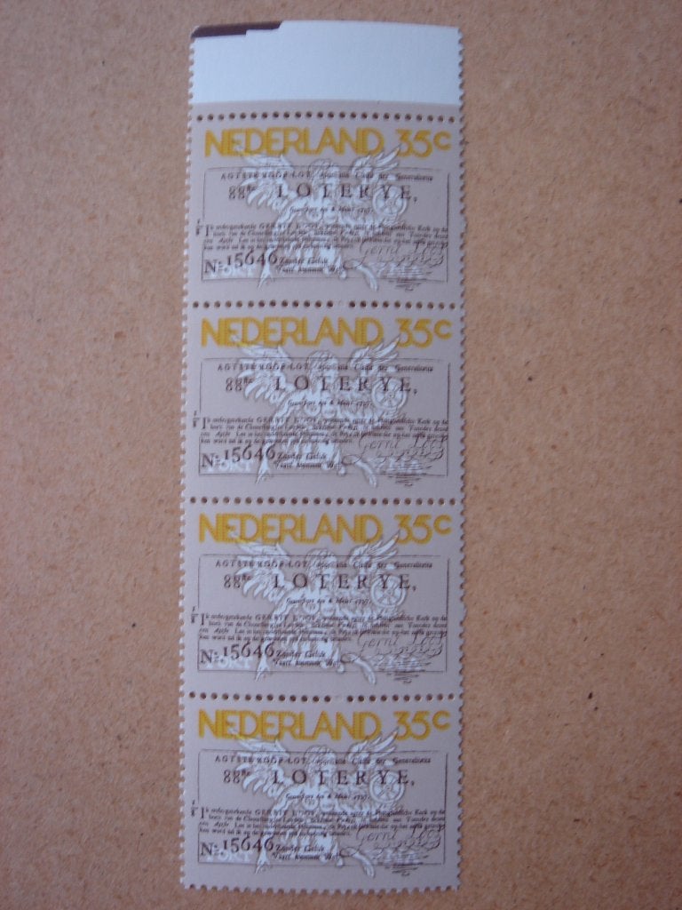 1976 NVPH 1084 STAATSLOTERIJ 4x POSTFRIS, Ophalen of Verzenden, Na 1940, Postfris