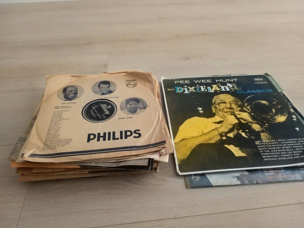 21 langspeelplaten 78 toeren in originele hoezen, Originele persing, Ophalen of Verzenden, Gebruikt, 10 inch