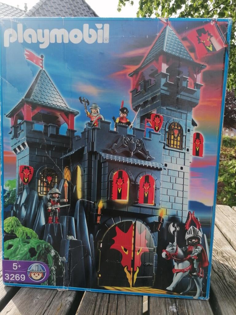 Playmobil 3269 Drakenburcht - Compleet met doos, Ophalen of Verzenden