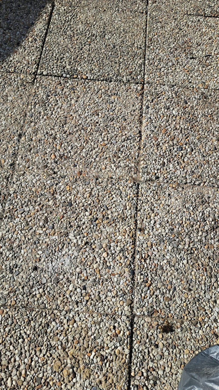 140 Grindtegels 50x50 cm, Ophalen, Gebruikt, 10 m² of meer, Grind