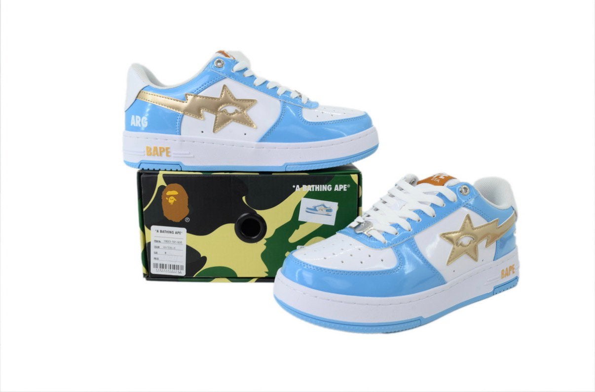 KidSuper  A BATHING APE BAPE STA ARG "Blue", Ophalen of Verzenden, Zo goed als nieuw, Jongen of Meisje, Schoenen