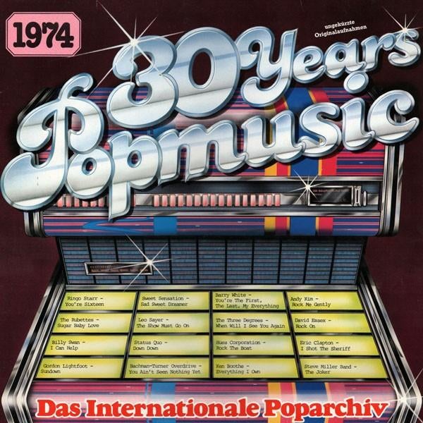 LP - Various – 30 Years Popmusic 1974, Ophalen of Verzenden, Gebruikt, 12 inch, Poprock