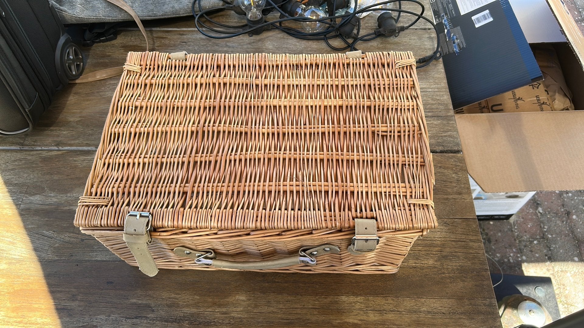 Picknick mand compleet (nieuw), Ophalen, Nieuw