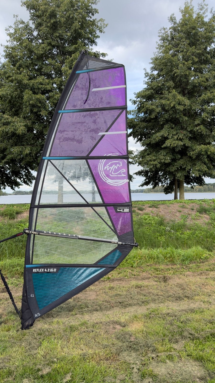 Windsurfset 4.2 M - Tiki Windsurf Tuigage, Ophalen, Gebruikt, ., Zeilbroek