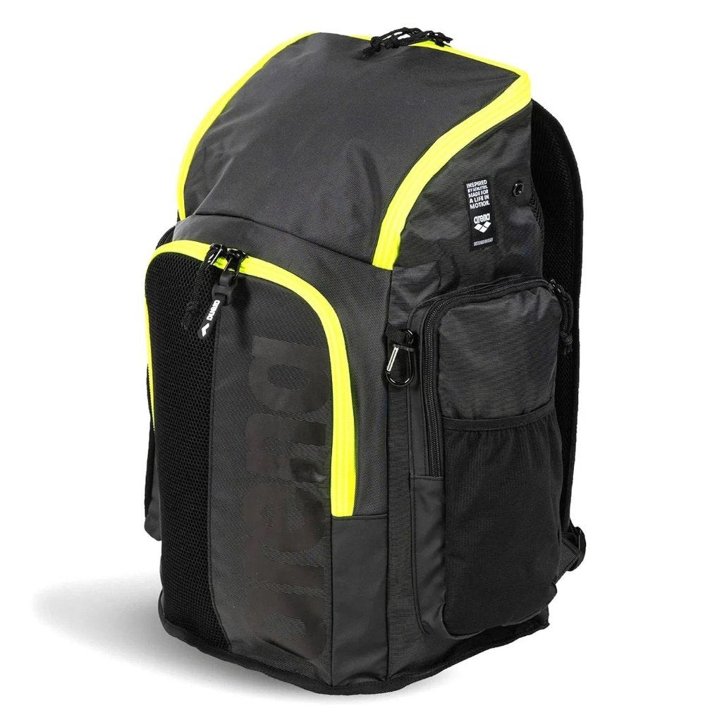 Nieuwe Arena Spiky III Rugzak 45 Dark Smoke / Neon Geel, C.da Cisterna, 84/85 62029 Tolentino (MC) Italië, 25 tot 40 cm, Nieuw