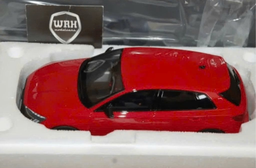 1:18 AUDI RS3 SPORTBACK 2021 rood GT spirit GT378 WRH, Verzenden, Zo goed als nieuw, Auto, Overige merken
