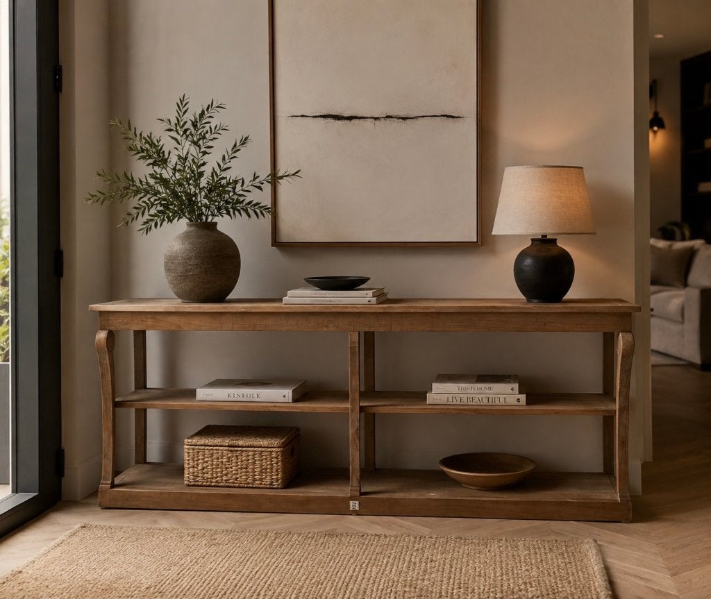 Nog in doos Riviera Maison side table twv € 2450,00, Ophalen of Verzenden, Nieuw, 200 cm of meer, 25 tot 50 cm