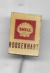 SPELD SHELL ROOSENHART ZEER OUD EXEMPLAAR, Ophalen of Verzenden, Gebruikt, Merk, Speldje of Pin