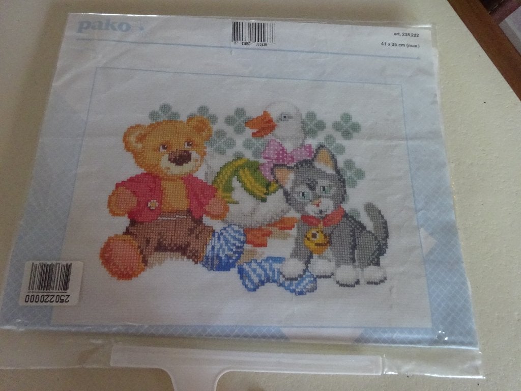 borduurpatroon voor schilderij kinderen, Ophalen of Verzenden, Gebruikt, Handborduren, Patroon