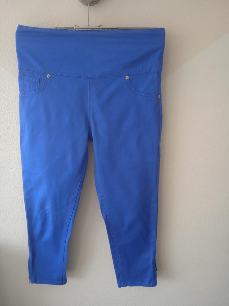 Capri 40 stretch cobalt 5,00 alles moet weg nieuw staat, Maat 38/40 (M), Blauw, Ophalen of Verzenden, Zo goed als nieuw