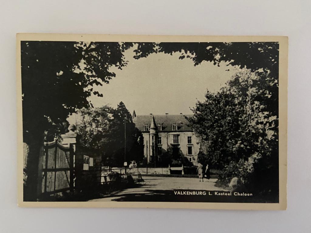 Valkenburg Kasteel Chaloen Staatsmijnen, Ophalen of Verzenden, 1940 tot 1960, Gelopen, Limburg