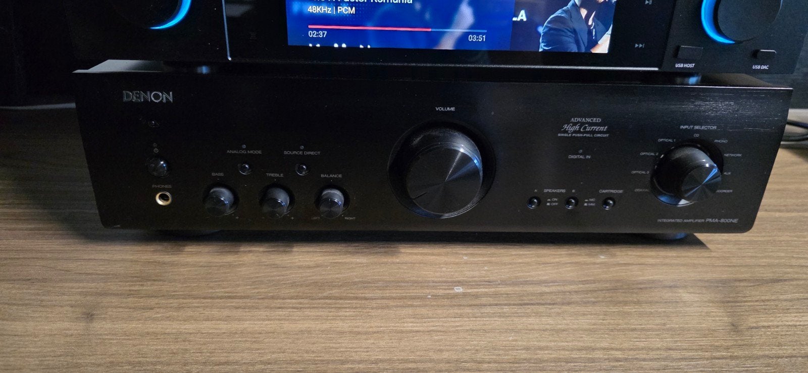 Denon PMA-800NE Versterker met Afstandsbediening, Ophalen, Gebruikt, Denon, 60 tot 120 watt
