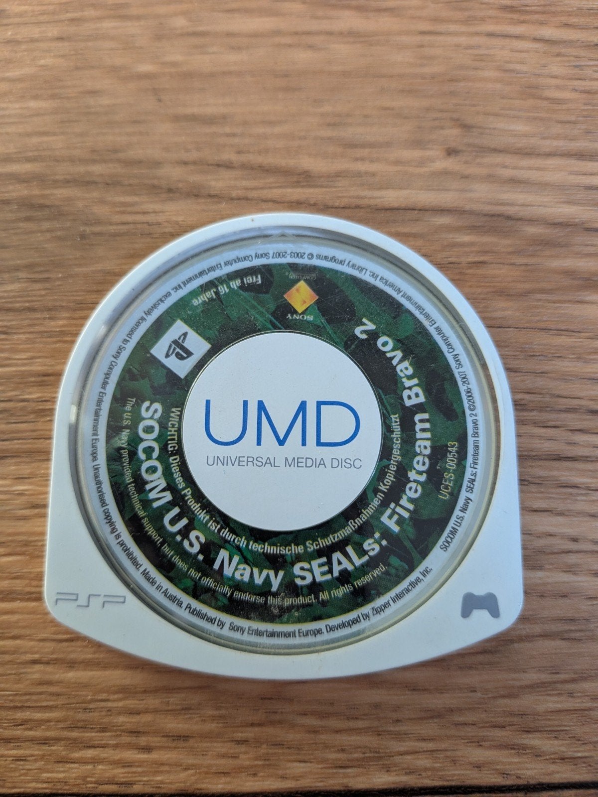 SOCOM U.S. Navy SEALs: Fireteam Bravo 2 PSP UMD, Online, Gebruikt, Shooter, 1 speler