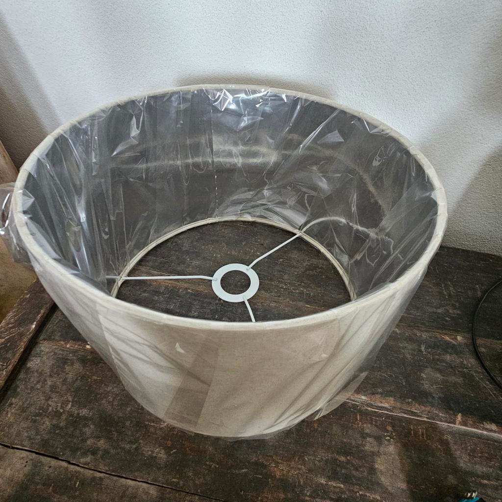 Beige lampenkap, Beige, Rond, Nieuw, Ophalen of Verzenden