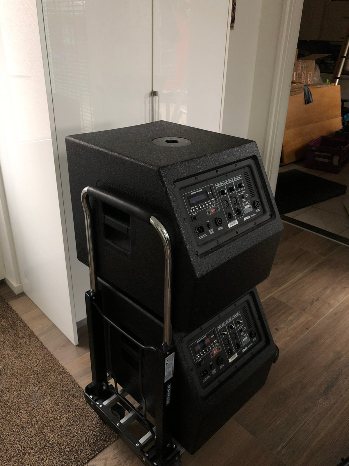 2x alecto speaker set, Gebruikt, Speakerset, Bluetooth, Ophalen