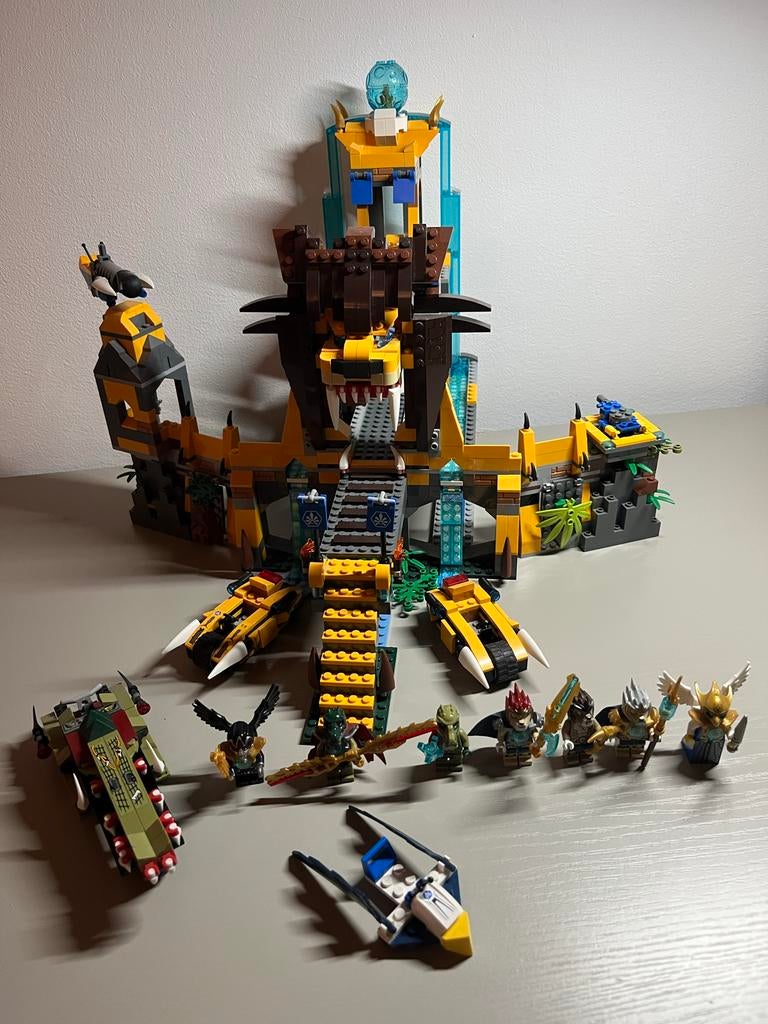 LEGO Chima Leeuwen Chi Tempel (70010), Kinderen en Baby's, Speelgoed | Duplo en Lego, Gebruikt, Lego, Complete set, Compleet, Overige thema's