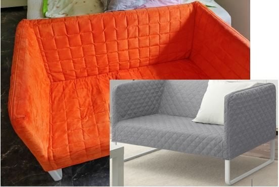 IKEA 2-zits bank, Huis en Inrichting, Ophalen, Minder dan 75 cm, Tweepersoons, Zo goed als nieuw