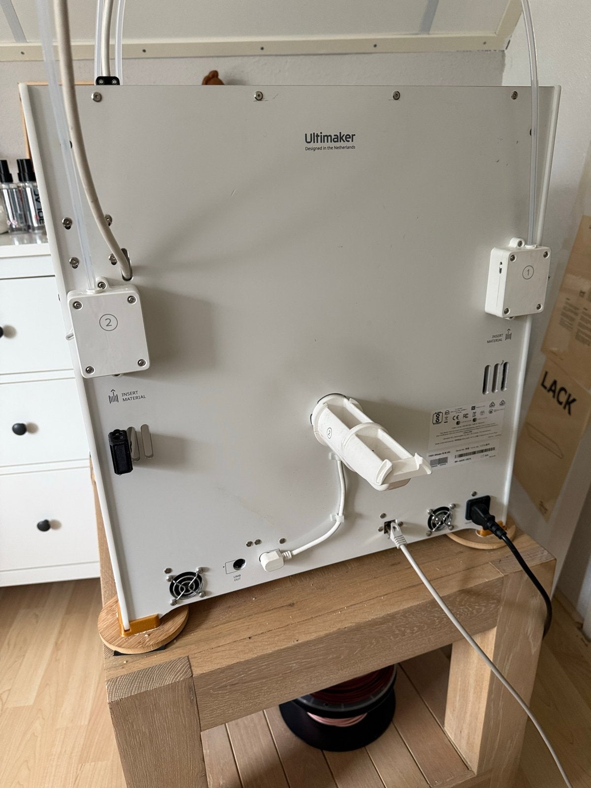 Ultimaker S5 3D-printer - Professionele FDM-printer, Computers en Software, 3D Printers, Ophalen, Ingebouwde Wi-Fi, Zo goed als nieuw