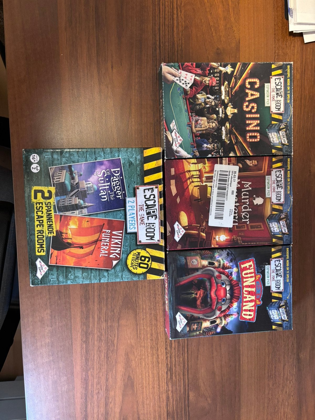 Escape room the game uitbreidingen 2 euro per stuk, Ophalen of Verzenden, Zo goed als nieuw