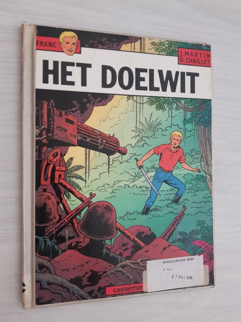 Lefranc, Boeken, Gelezen, Eén stripboek, Ophalen of Verzenden, Jacques Martin