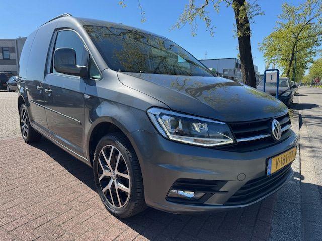 Volkswagen Caddy 2.0 TDI 180pk Exclusive Edition Euro 6 Airc, Stof, Gebruikt, 4 cilinders, Origineel Nederlands