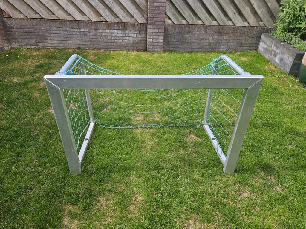Nijha voetbaldoel voor de tuin - Klein en handig, Sport en Fitness, Ophalen, Gebruikt