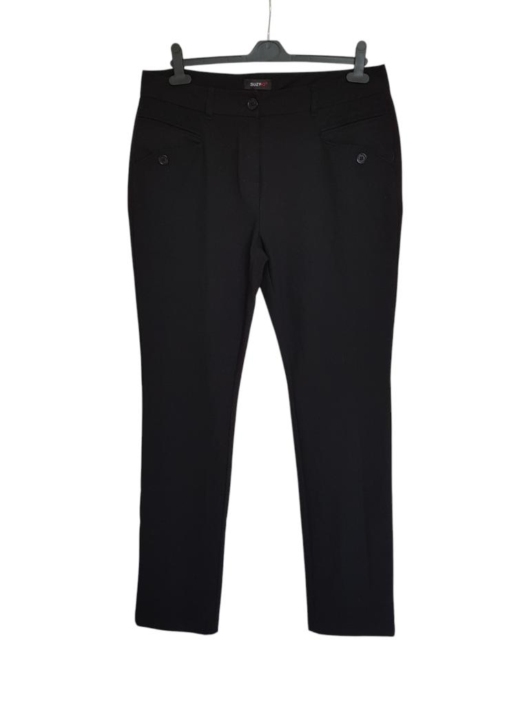 Prachtige zwarte SUZY-Q broek draagmaat 44., Verzenden, Zwart, Maat 42/44 (L), Suzy-Q