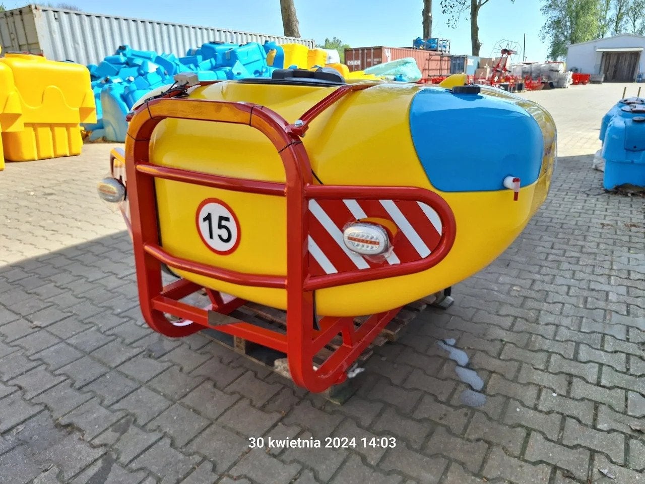 Jar-Met 1200 liter fronttank, Gewasbescherming en Bemesting
