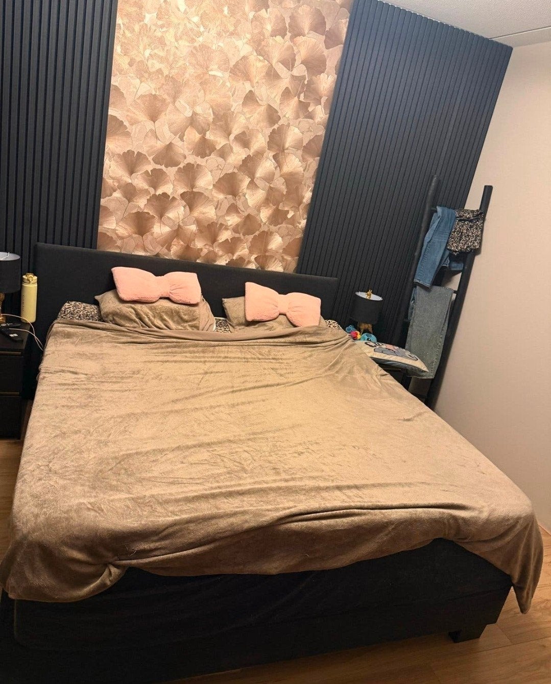 boxspring zonder matras met hoofdbord, Ophalen, Nieuw, Tweepersoons, 180 cm