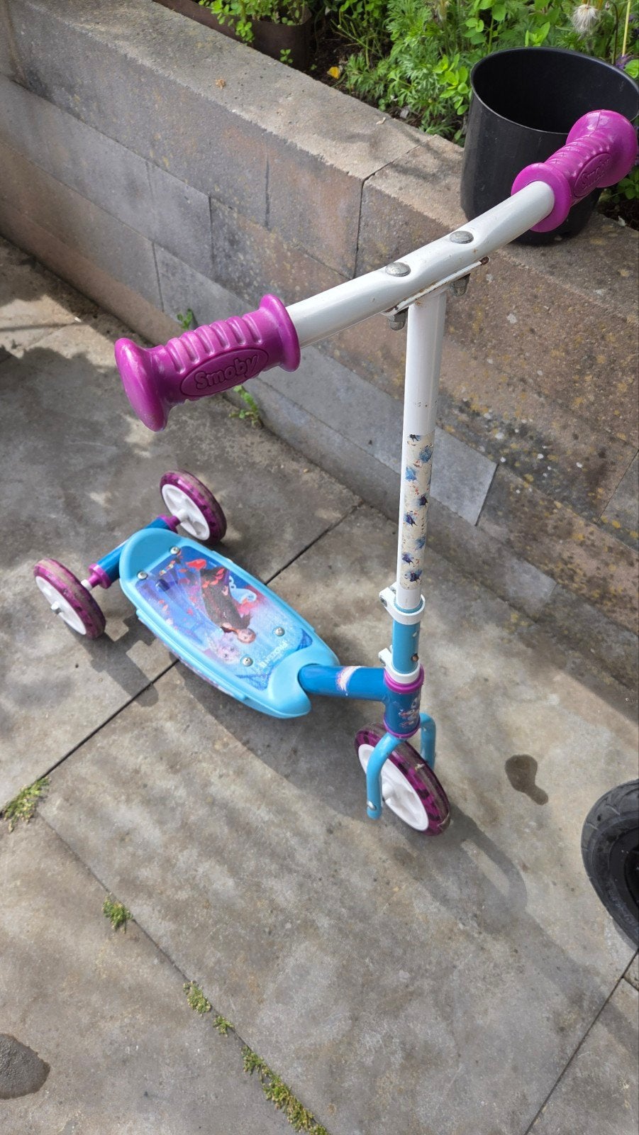 Smoby Frozen II Step met 3 Wielen - Gebruikt, Ophalen, Gebruikt, Gewone step, Smoby
