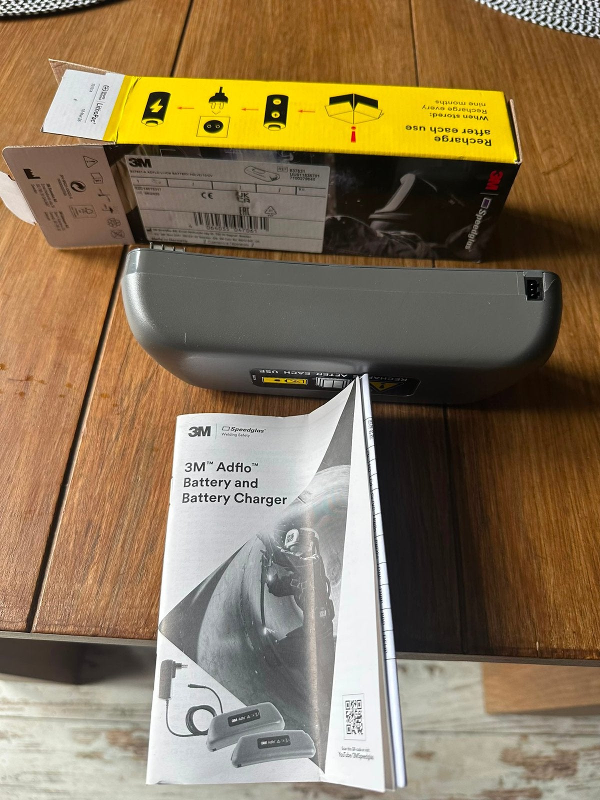 3m speedglas adflo heavy duty batterij , big battery **NEW*, Verzenden, Nieuw