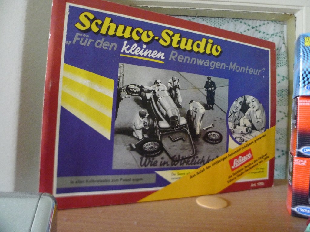 Schuco Studio Rennwagen monteur nieuw, Ophalen, Nieuw