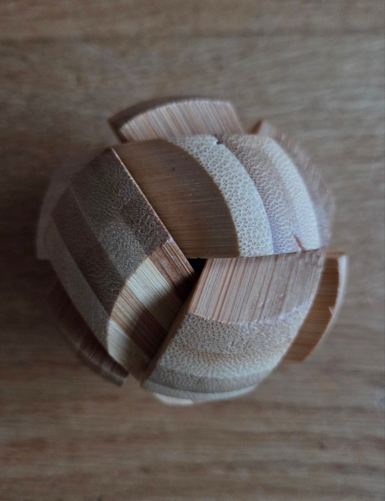 Houten 3D-puzzel: Bamboe Bal: Nú slechts € 5,50 !!!!!, Ophalen of Verzenden, Minder dan 500 stukjes, Nieuw, Rubik's of 3D-puzzel