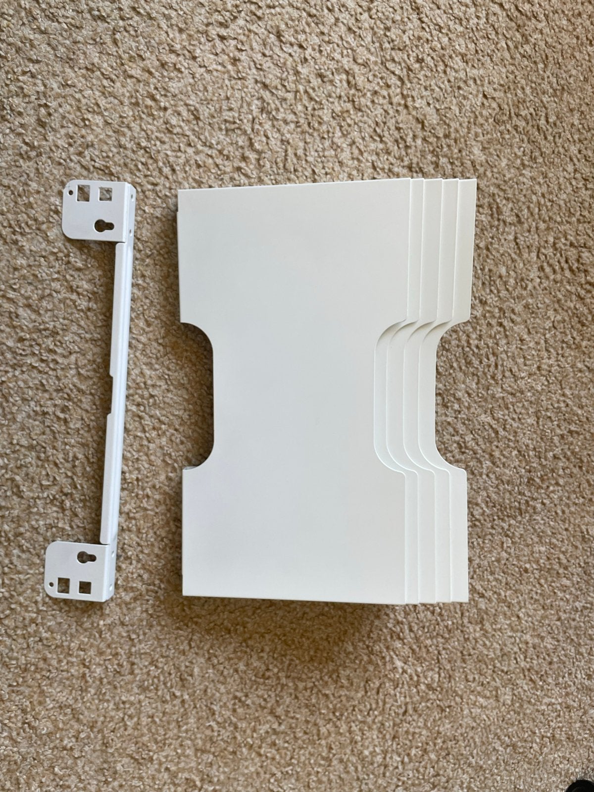 IKEA tijdschrift houders voor aan de muur (wit), Ophalen, Zo goed als nieuw