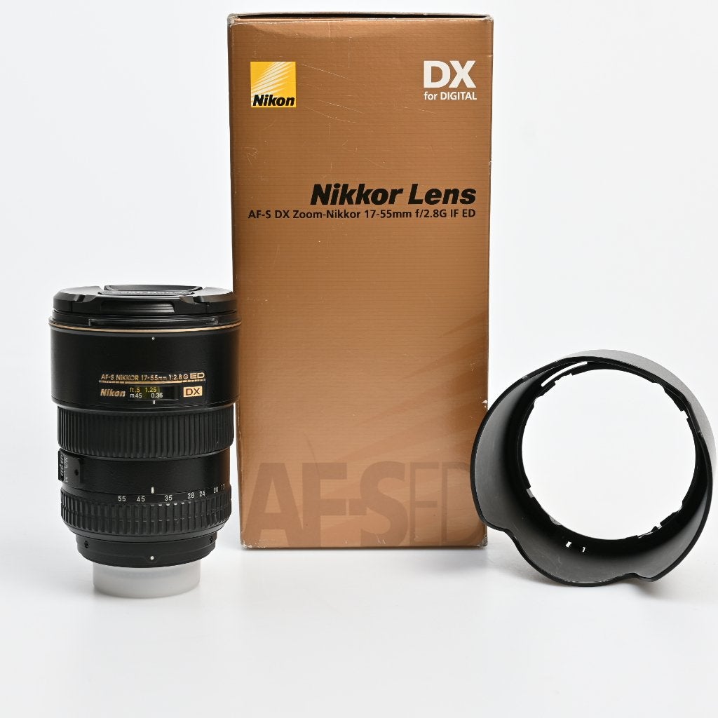 Nikon 17-55mm F2.8G ED Voor Nikon-F, Gebruikt, Nikon, Ophalen of Verzenden, Standaardlens